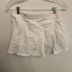 White Mini Skirt Lululemon